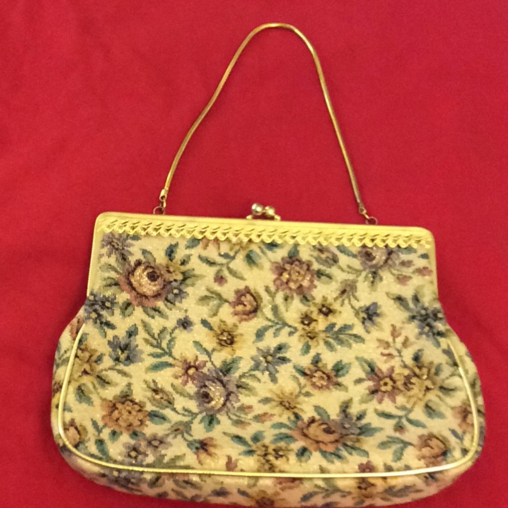Steiner Multicolor Gold Tone Trim Bag